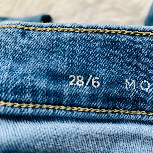 LOFT Modern Skinny Lightwash Distressed Jeans - Picture 3 of 4